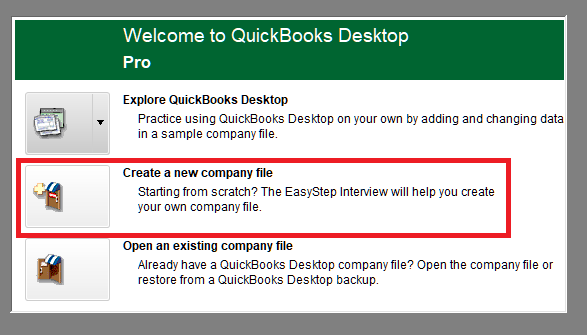 how to add new business in quickbooks